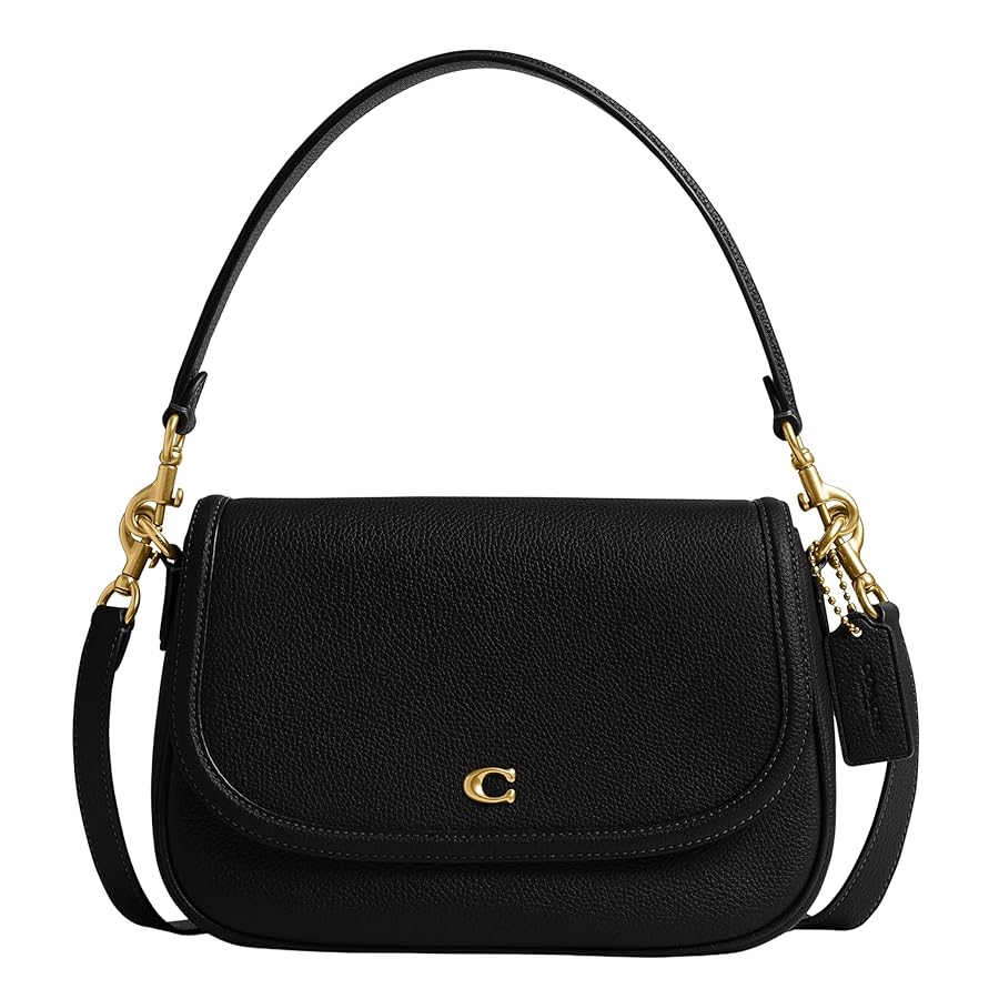 バッグ COACH Legacy Signater Flap Shoulderbag Coach Women's Legacy Shoulder Bag, B4/Black, One Size